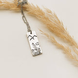 Wildflowers Dancing Necklace, Mountains