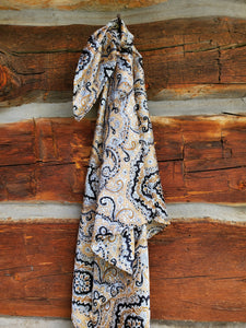 Paisley Silk Wild Rag Scarf