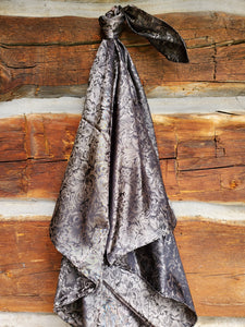 Baroque Silk Wild Rag Scarf