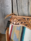 American Darling Southwest Tooled Leather Wristlet