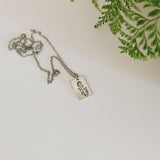 Indian Paintbrush WY Love Necklace, State Flower