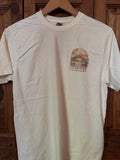 Ladies Mountain Floral Vee Bar Short Sleeve Tee