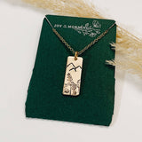 Wildflowers Dancing Necklace, Mountains