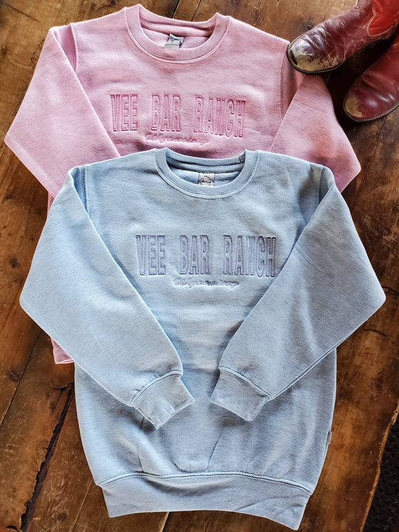 Youth Vee Bar Crewneck Sweatshirt