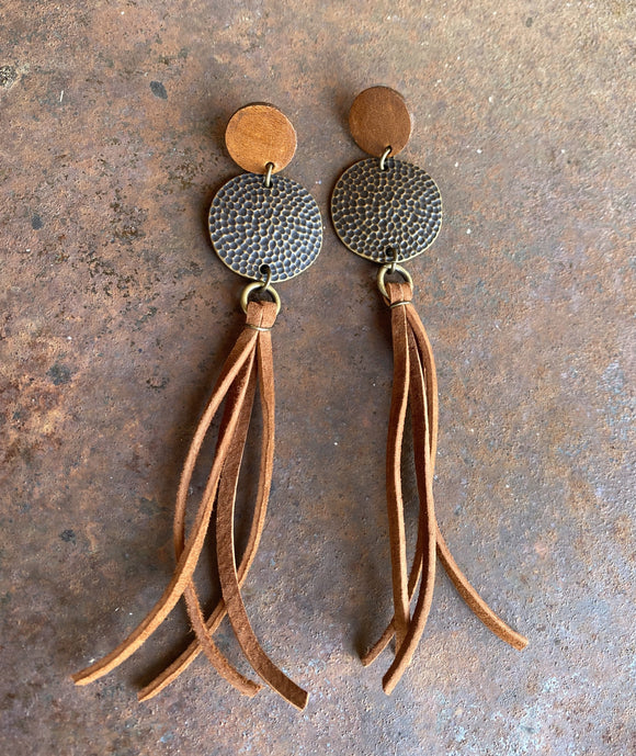 Sami Jo Leather Earrings