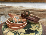 Range Leather Whitney Wrap Bracelet