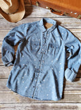 Starry Sky Pearl Snap Shirt