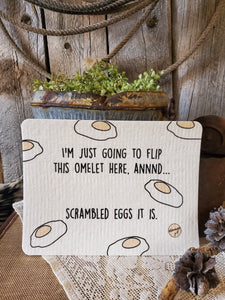 Swedish Dishcloth- Omelet