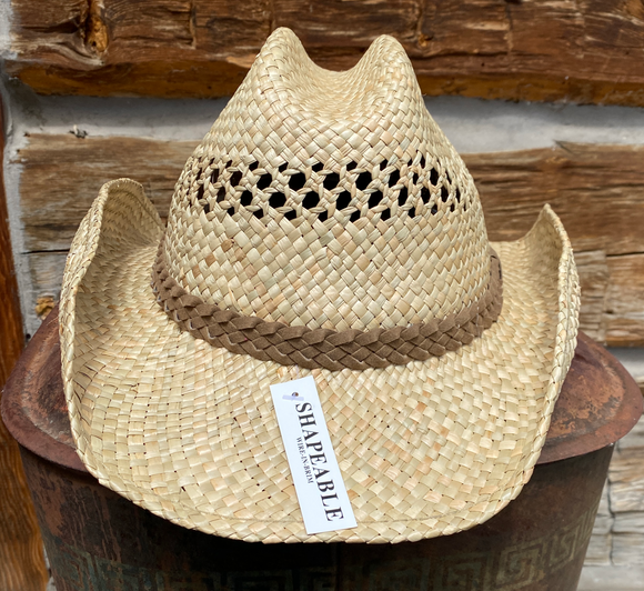 Shapeable Seagrass Cowboy Hat