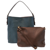 Joy Susan Hobo Bag in Dark Chambray