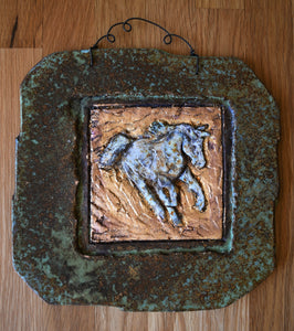 Galloping Horse Stone Decor