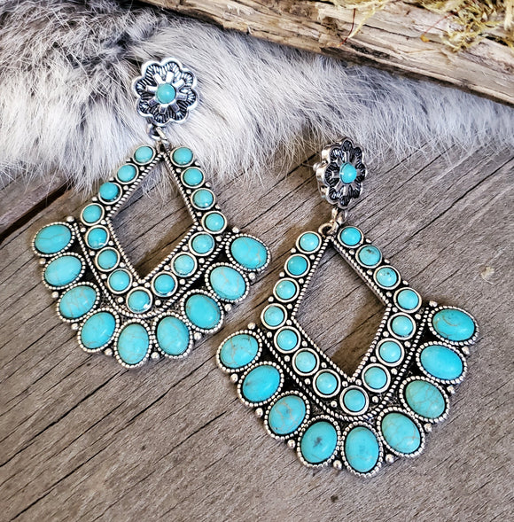Turquoise Annie Earrings