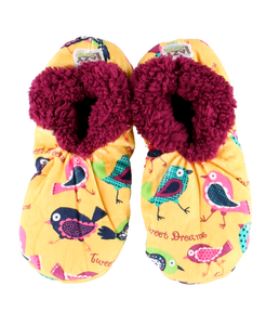 Tweet Dreams Fuzzy Feet Slippers