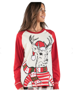 Deer Christmas Family PJs ADULT STYLES **PRE-ORDER**